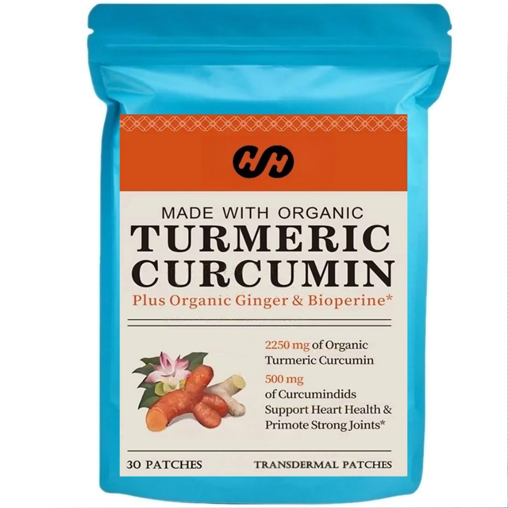 Turmeric - 30 Plastrów Kurkuma Kurkuminowe Plastry Transdermalne