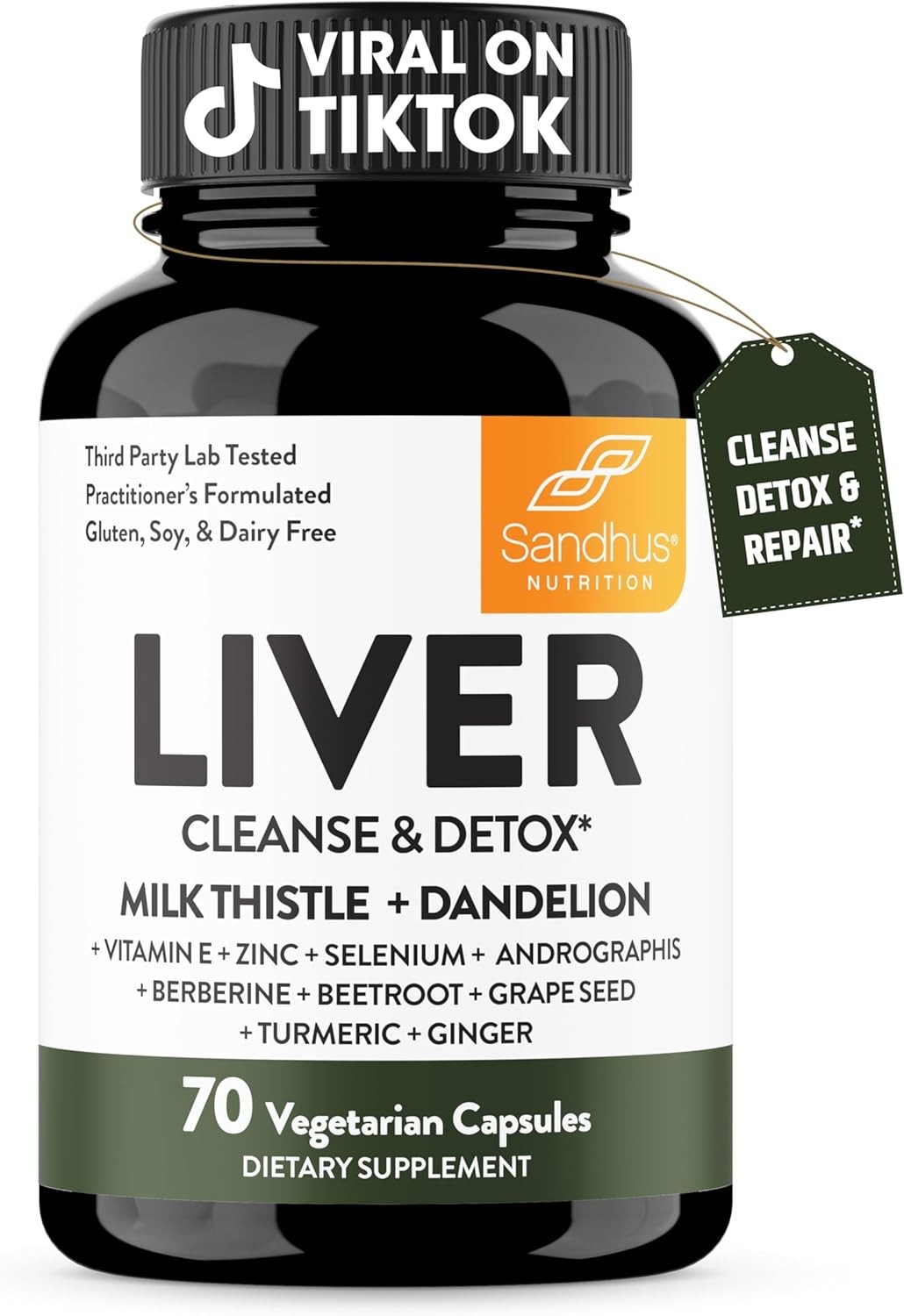 Herbal Supplement - Oczyszczanie wątroby Detoks i wspieranie naprawy,