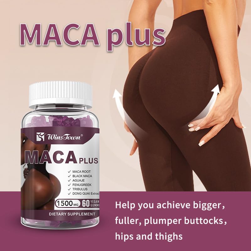 Herbal Supplement - Maca Plus Gummies, żelki na biodra