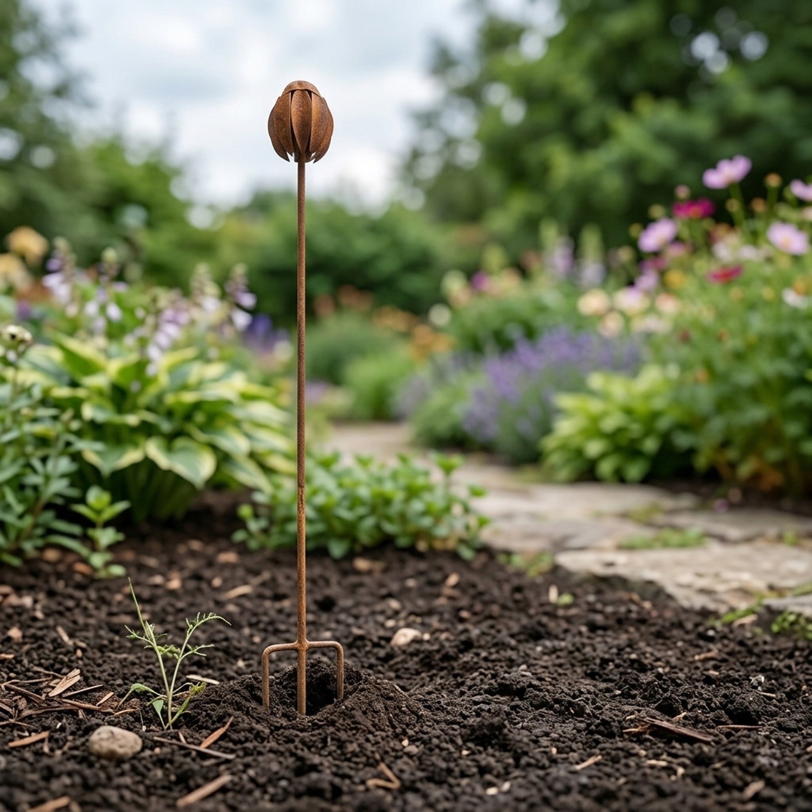 Metalowy słupek ogrodowy z mot – Echinacea recenzja i cena